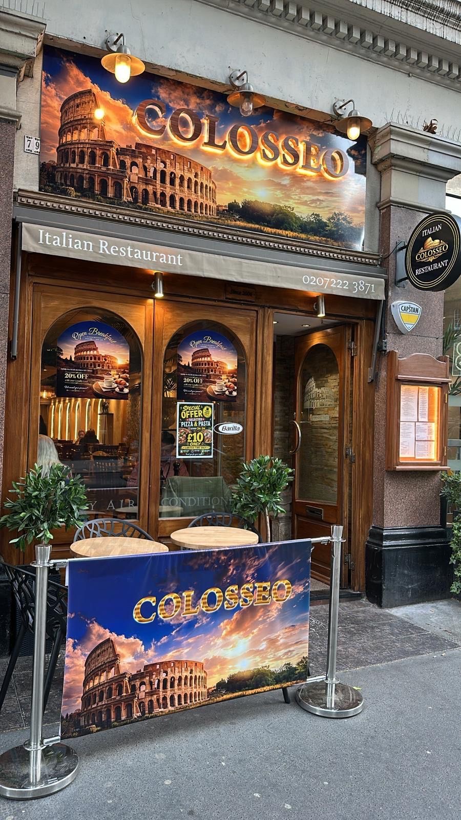 Colosseo Restaurant — Westminster