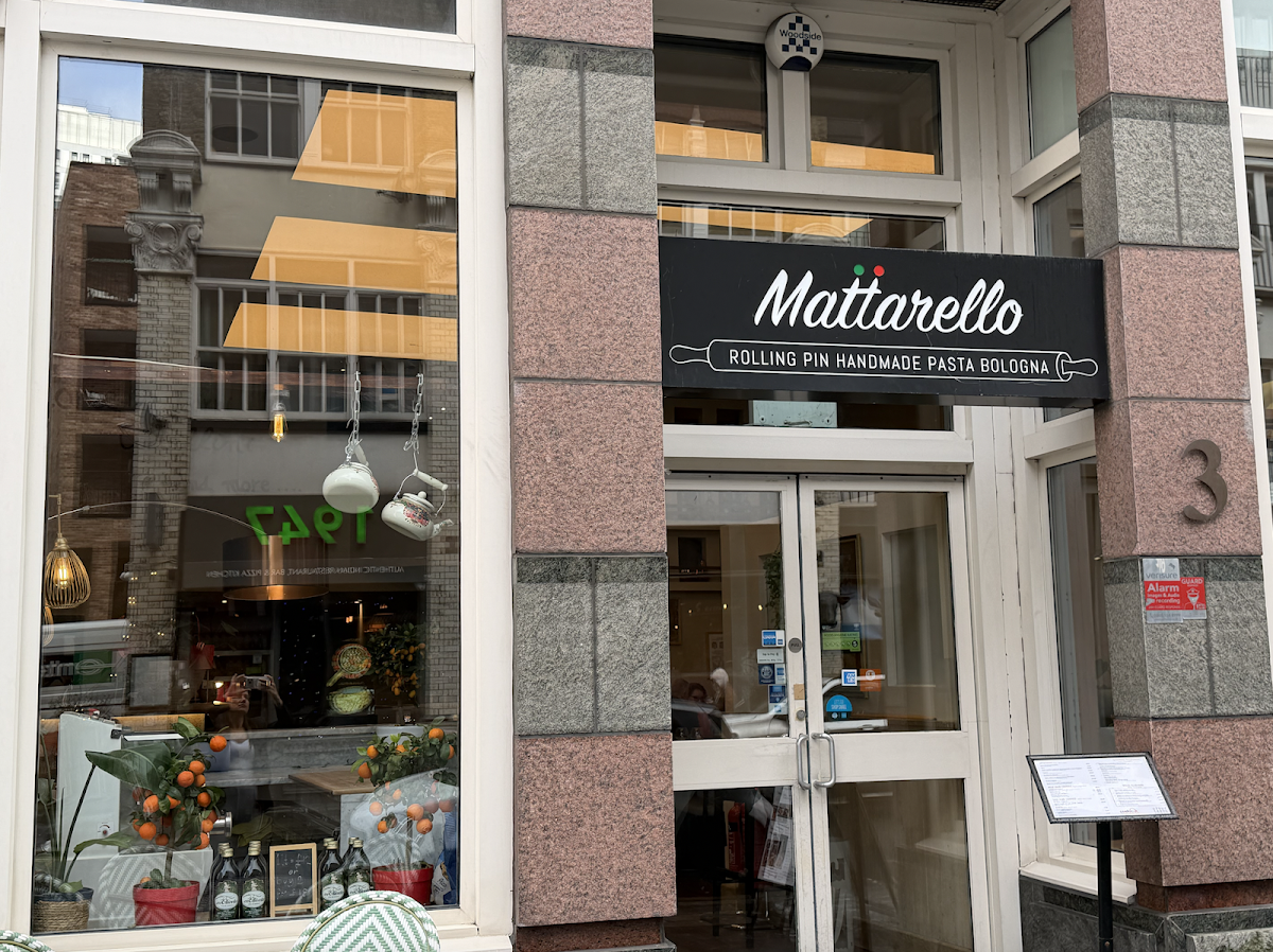 Mattarello Bolognese Restaurant — Whitechapel