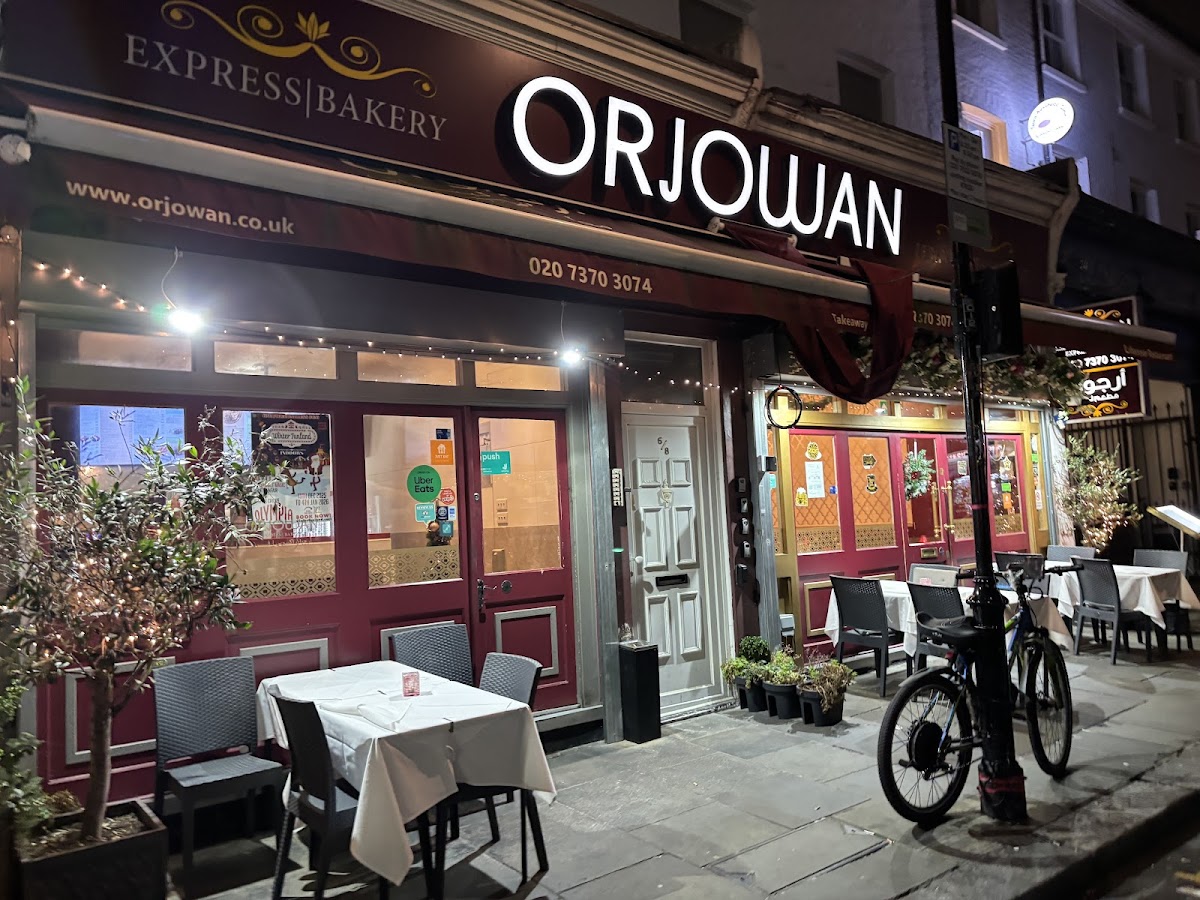 Orjowan, Lebanese Restaurant London — Earls Court