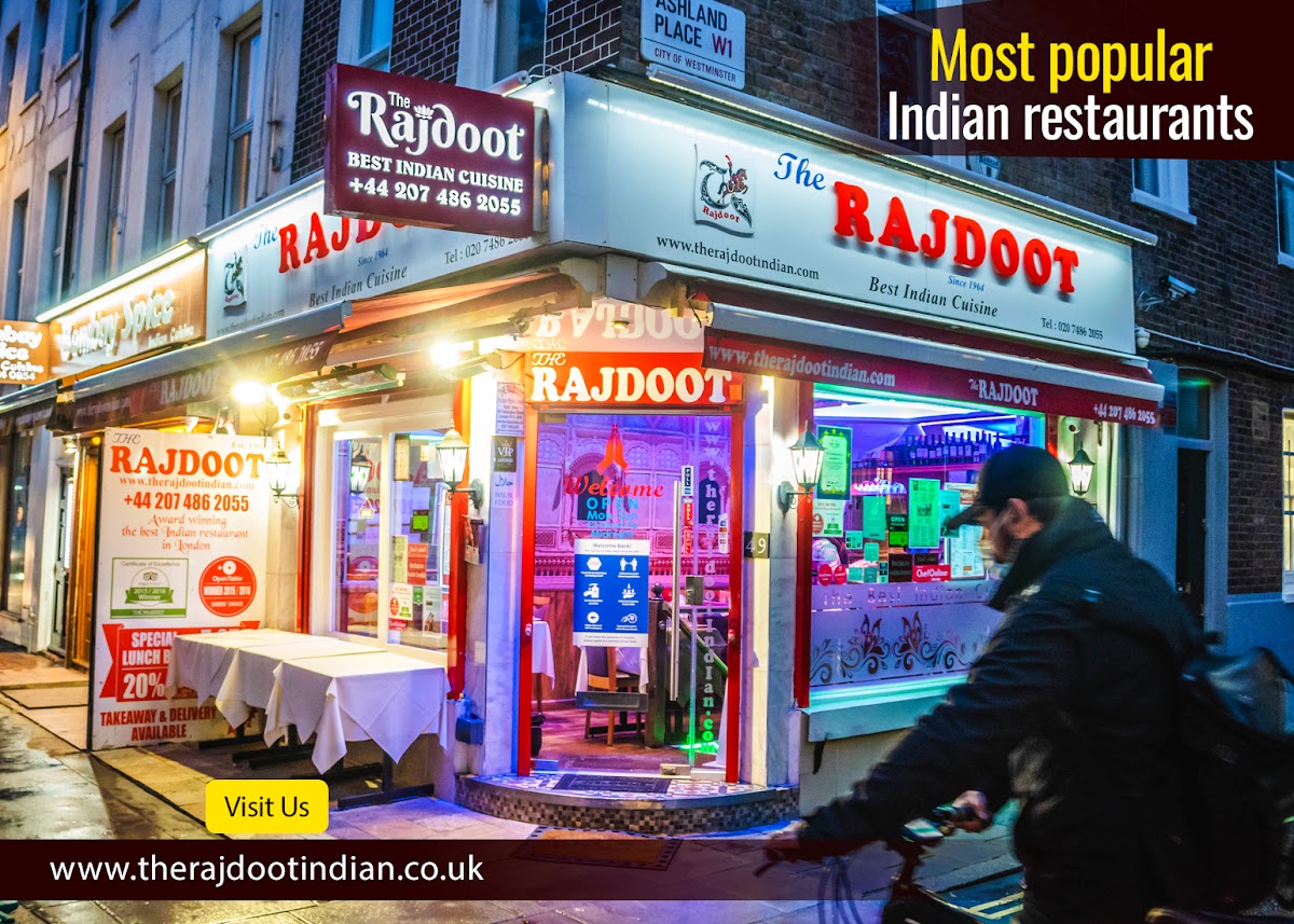 The Rajdoot Marylebone Award Winning Restaurant — Soho